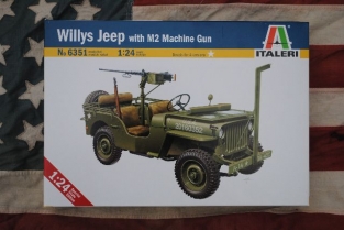 Italeri 6351  JEEP WILLYS MB with Cal.50 M2 MACHINE GUN